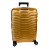 Immagine di SAMSONITE PROXIS TROLLEY 4 RUOTE Piccolo 55cm Bagaglio a mano ROXKIN ORO CW6001