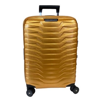 Immagine di SAMSONITE PROXIS TROLLEY 4 RUOTE Piccolo 55cm Bagaglio a mano ROXKIN ORO CW6001