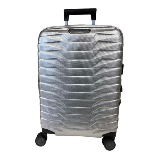 Immagine di SAMSONITE PROXIS TROLLEY 4 RUOTE Piccolo 55cm Bagaglio a mano ROXKIN Silver CW6001