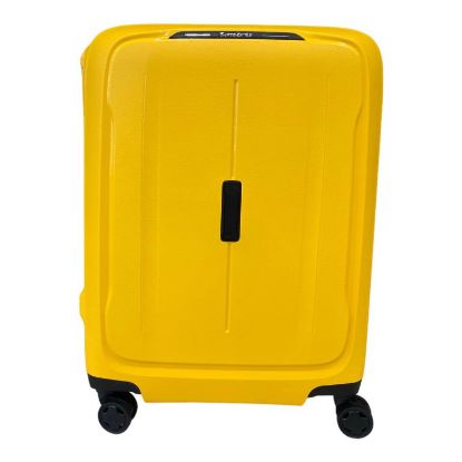 Immagine di SAMSONITE ESSENZ SPINNER 4 RUOTE 55CM bagaglio a mano 100% RECICLED Giallo KM0001