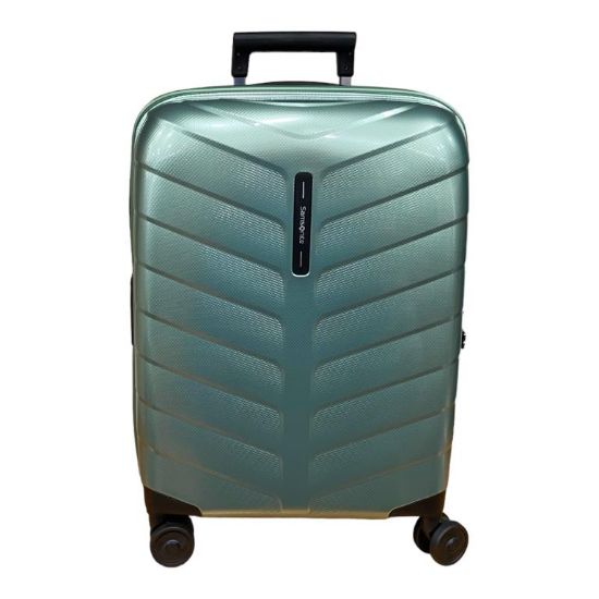 Immagine di SAMSONITE ATTRIX TROLLEY 4 RUOTE Piccolo 55cm Bagaglio a mano ROXKIN verde KK8001