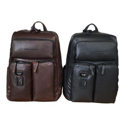 Immagine di PIQUADRO ZAINO PROFESSIONALE ORGANIZZATO IN PELLE PORTA IPAD E PC 15" CA3349AP