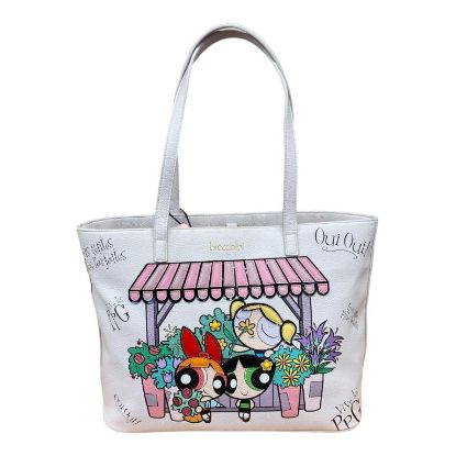 Immagine di BRACCIALINI Borsa donna Shopper da spalla con divisori POWERPUFF GIRL super G100