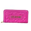 Immagine di LOVE MOSCHINO PORTAFOGLI DONNA A 2 SCOMPARTI CHIUSO da ZIP 8 CARD colorS JC5600