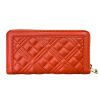 Immagine di LOVE MOSCHINO PORTAFOGLI DONNA A 2 SCOMPARTI CHIUSO da ZIP 8 CARD arancio JC5600