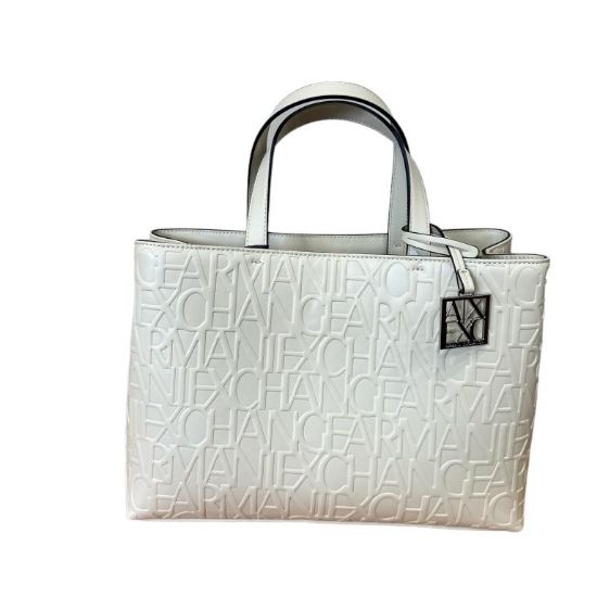 Immagine di ARMANI EXCHANGE borsa donna shopping MEDIA con tracolla e divisori Beige 942646