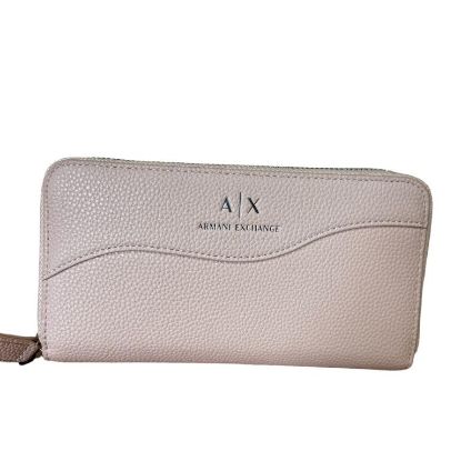 Immagine di ARMANI EXCHANGE PORTAFOGLI DONNA 3 DIVISORI CHIUSO da ZIP 6 CARD ROSA 948068