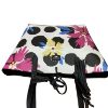 Immagine di PASH BAG SHOPPER REVERSE DA SPALLA + borsa interna e SCIARPA Bianco/Pois PARIS