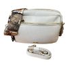 Immagine di M BRC Borsa in pelle di vitello 2 tracolle tasche organizzate Made Italy C123