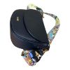 Immagine di M BRC borsa sacca da spalla in pelle 2 tracolle incluse chiusa con pattina C078