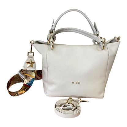 Immagine di M BRC borsa donna Bauletto Medio in pelle da braccio con 2 tracolle dispon C077