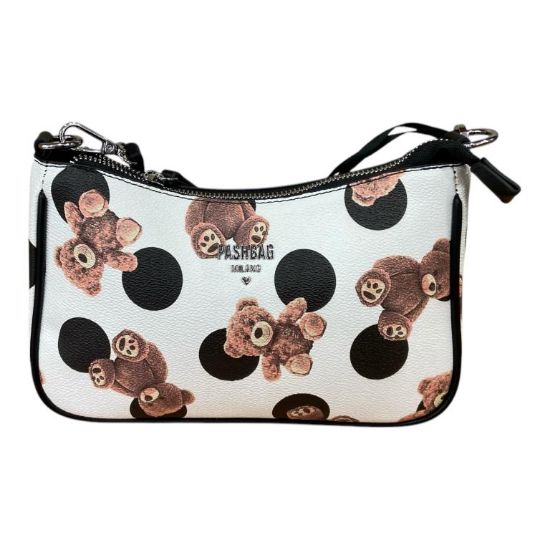 Immagine di Pash Bag BORSA DONNA Piccola SACCA DA SPALLA con tracolla lunga ORSO ALISSA