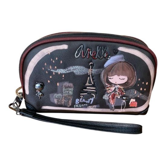 Immagine di ANEKKE Pochette porta tutto con maniglia e divisori interni organizzati 41809709