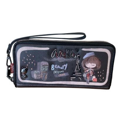 Immagine di ANEKKE PORTAFOGLI DONNA con 4 DIVISORI CHIUSO DA ZIP 8 CREDIT card 41809908