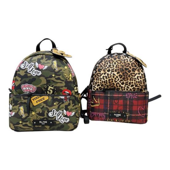 Immagine di PASH BAG Borsa donna ZAINO da spalla CHIUSO con ZIP Multicolore ERIC