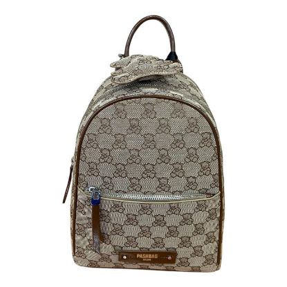 Immagine di PASH BAG Borsa Donna ZAINO Zainetto Piccolo da spalla ORSO BEAR Marrone JEFF