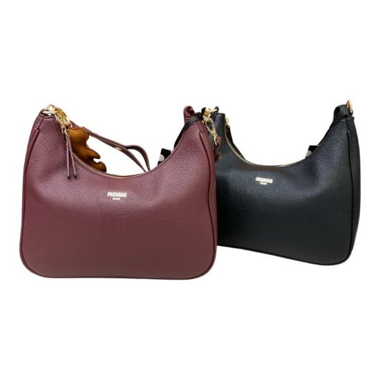 Immagine di Pash Bag BORSA DONNA SACCA Media DA SPALLA con doppia tracolla lunga ALISSA