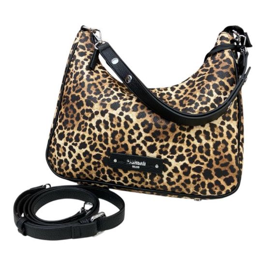 Immagine di Pash Bag BORSA DONNA SACCA Media DA SPALLA con tracolla lunga Maculato ALISSA