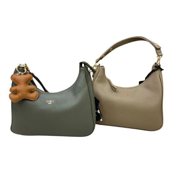 Immagine di Pash Bag BORSA DONNA SACCA Media DA SPALLA con tracolla lunga applicabile ALISSA