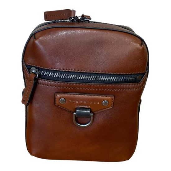 Immagine di THE BRIDGE BORSELLO Bandoliera Piccolo DA UOMO IN PELLE CON TRACOLLA reg. 056905EX