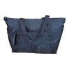 Immagine di MANDARINA DUCK BORSA DONNA Shopper grande a 2 manici da spalla BLU QMT44