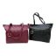 Immagine di MBRC Shopper da spalla in pelle di vitello / tasche esterne / Made in Italy G374