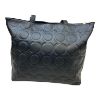 Immagine di MBRC Shopper da spalla in pelle di vitello / tasche esterne / Made in Italy G374