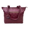 Immagine di MBRC Shopper da spalla in pelle di vitello / tasche esterne / Made in Italy G374