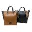 Immagine di MBRC borsa donna shopper PELLE Grande da braccio con tracolla / Made Italy G194