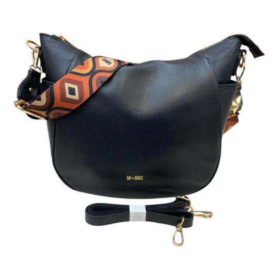 Immagine di MBRC borsa sacca Media da spalla in pelle di vitello 2 tracolle reg incluse G102