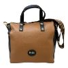 Immagine di MBRC borsa donna shopper PELLE Media da braccio con tracolla / Made Italy G195