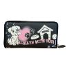 Immagine di BRACCIALINI PORTAFOGLI DONNA A 2 SCOMPARTI ZIP arou 12 CARD Cani gatti B18513AL