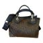 Immagine di BRACCIALINI BETH Leopard Shopper Media da braccio con tracolla e pochette B18571
