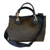 Immagine di BRACCIALINI BETH Leopard Shopper Media da braccio con tracolla e pochette B18571