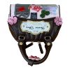 Immagine di BRACCIALINI SHAPE Borsa CASA Bauletto in pelle con tracolla regolabile B18677