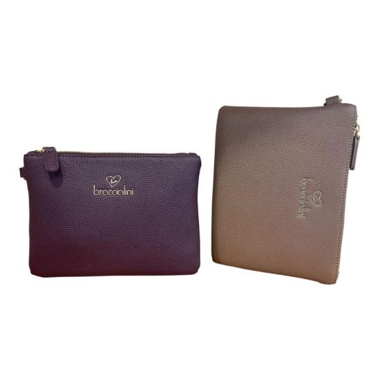 Immagine di BRACCIALINI Pochette a mano con maniglia e tasche interne B18617
