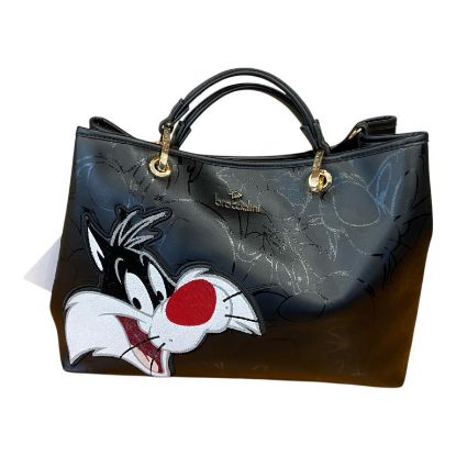 Immagine di BRACCIALINI Borsa Shopper da braccio con divisori Looney Tunes Silvestro LT233