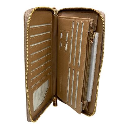 Immagine di ROCCOBAROCCO PORTAFOGLI A LIBRETTO 3 SCOMPARTI E MANIGLIA CHIUSO da ZIP  L010/6C