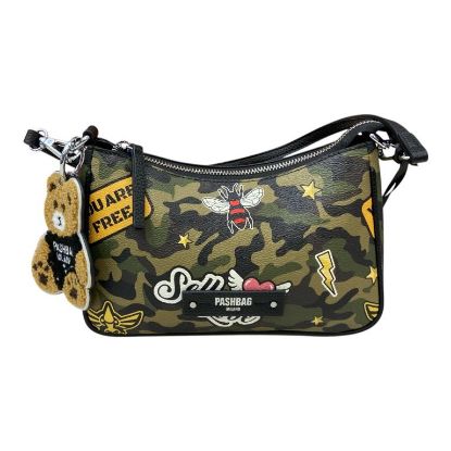 Immagine di Pash Bag BORSA DONNA Piccola SACCA DA SPALLA cn tracolla lunga Multicolor ALISSA