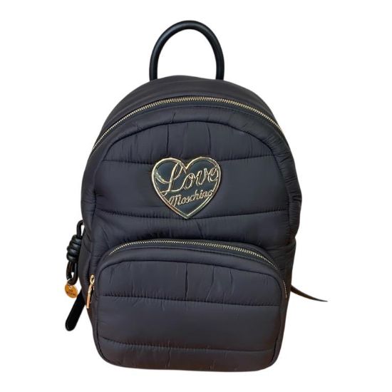 Immagine di LOVE MOSCHINO BORSA ZAINO Grande DA SPALLA chiuso da zip PIUMINO JC4353