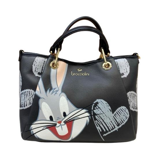 Immagine di BRACCIALINI Looney Tunes Borsa Shopper da braccio + tracolla BUGS BUNNY LT268