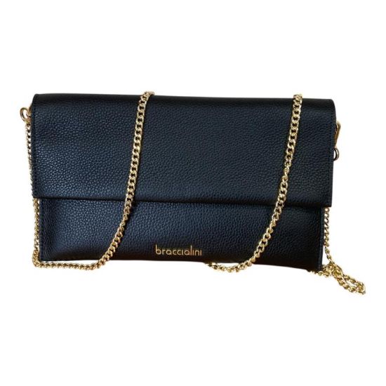 Immagine di BRACCIALINI BORSA POCHETTE TRACOLLINA DA SPALLA casual ed elegante Nero B19094