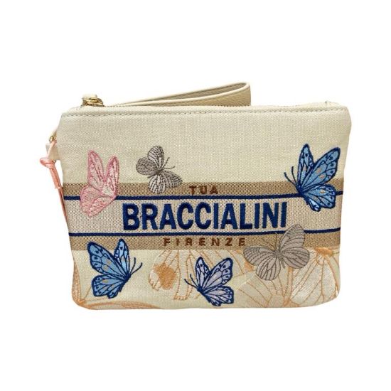 Immagine di BRACCIALINI Pochette a mano con maniglia e tasche interne B18992