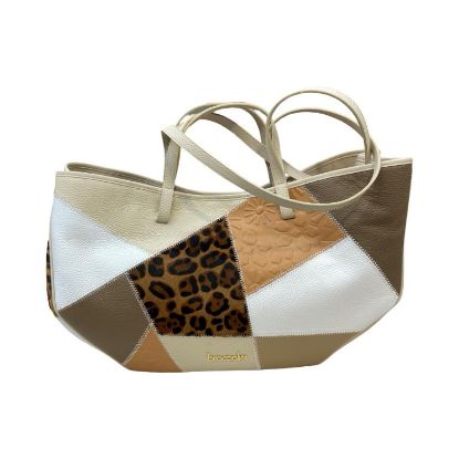 Immagine di BRACCIALINI Borsa donna Shopper in VERA PELLE Grande da spalla B19073