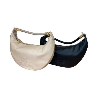 Immagine di LOVE MOSCHINO Sacca mezza luna media da SPALLA con tracolla intrecciata JC4222