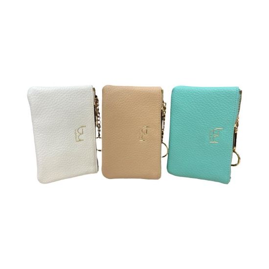 Immagine di BYBLOS PORTA CHIAVI E PORTA SPICCI A BUSTINA ecopelle CHIUSO da ZIP 98B101