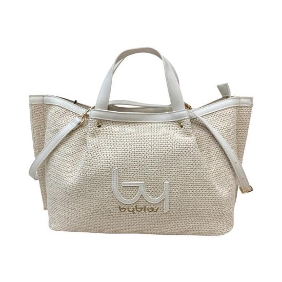 Immagine di BYBLOS BORSA Donna Shopper Grande da braccio con tracolla RAFIA ed ECOPEL  88B01