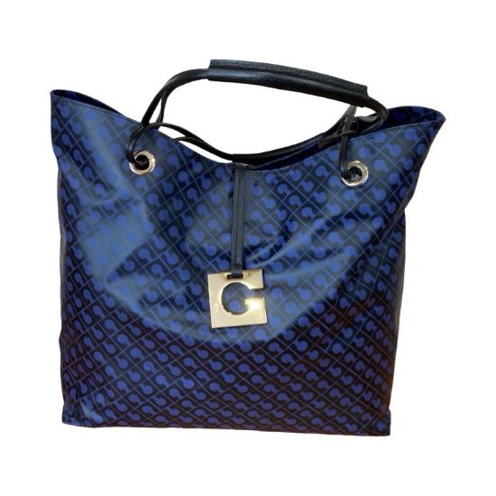 Immagine di GHERARDINI BORSA DONNA SHOPPER Grande a 2 MANICI DA SPALLA Blu GH 0323