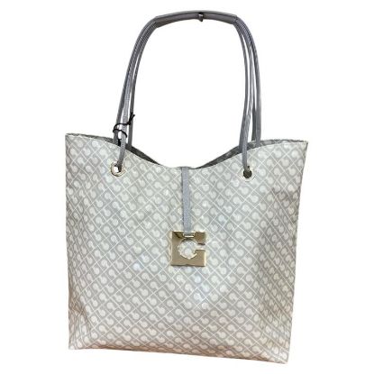 Immagine di GHERARDINI BORSA DONNA SHOPPER Grande a 2 MANICI DA SPALLA Avorio GH 0323
