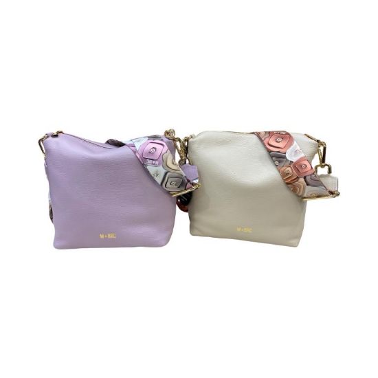 Immagine di M BRC borsa Secchiello da spalla in pelle di vitello 2 tracolle incluse Est 079H